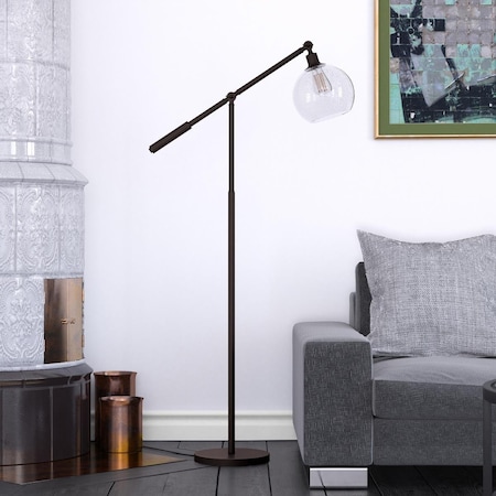 Henn & Hart Dardan Blackened Bronze Floor Lamp FL0118